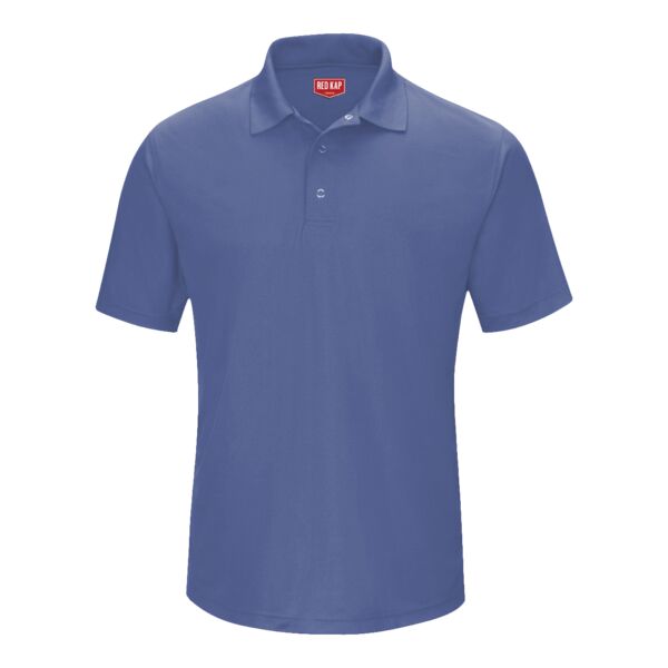 Short Sleeve Performance Knit Gripper-Front Polo Thumbnail