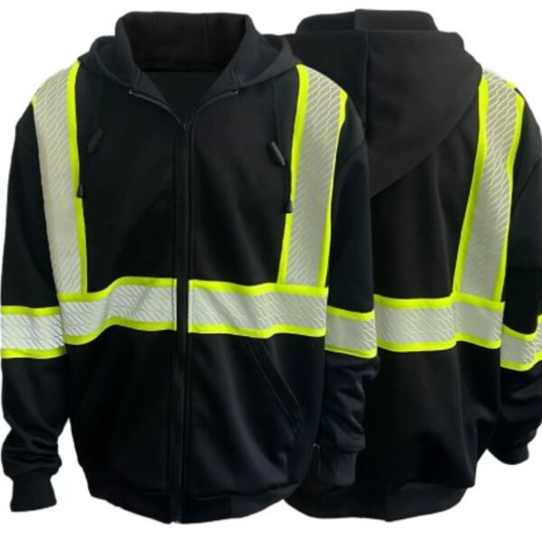 Mr W Reflective Hooded Sweater  Thumbnail