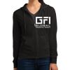 Women's Fitted Jersey Full Zip Hoodie Thumbnail