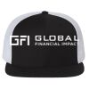 Wool Blend Flat Bill Trucker Cap Thumbnail