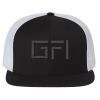 Wool Blend Flat Bill Trucker Cap Thumbnail